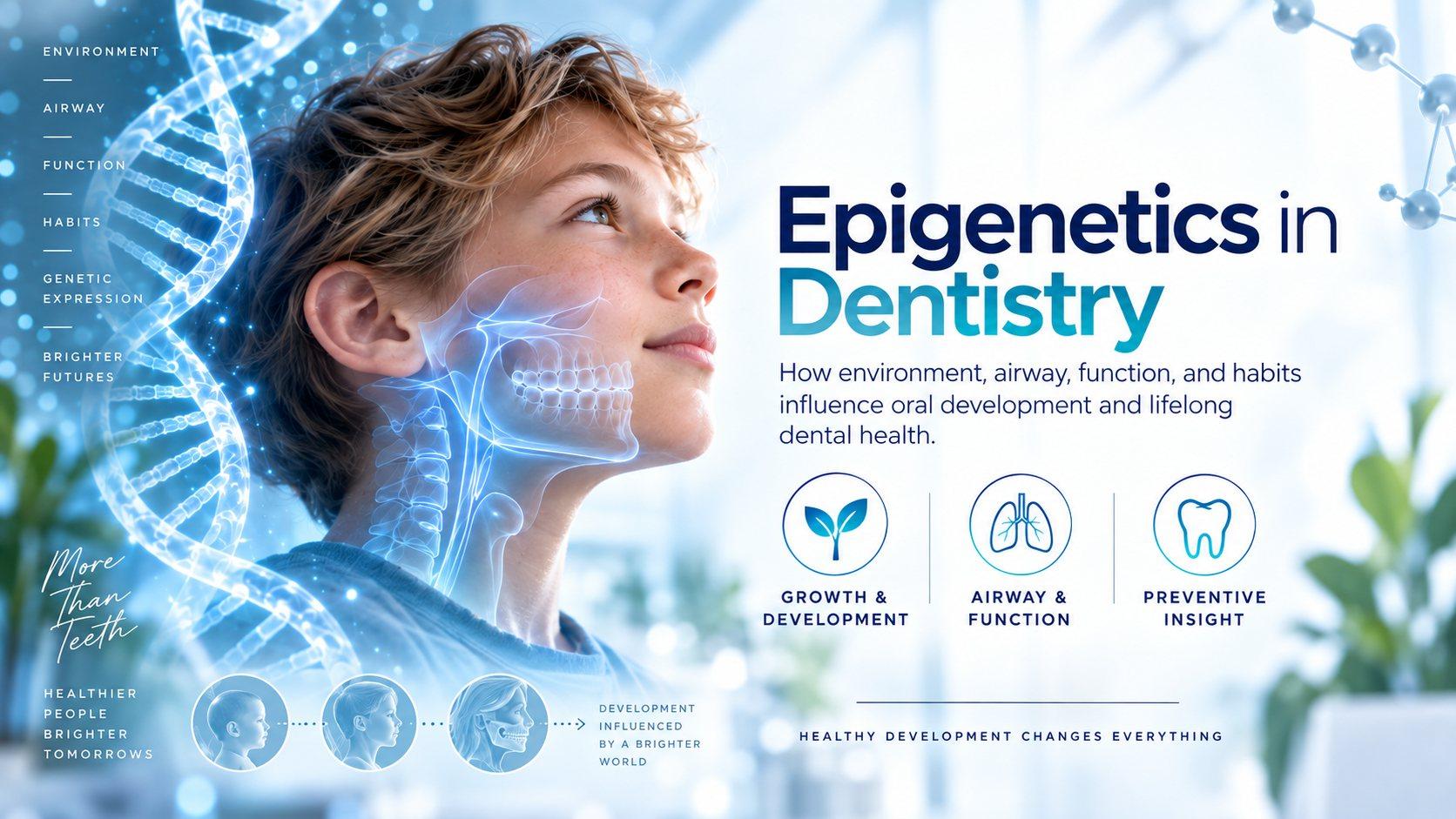 Epigenetics in Dentistry — how environment, airway, function and habits influence oral development and lifelong dental health