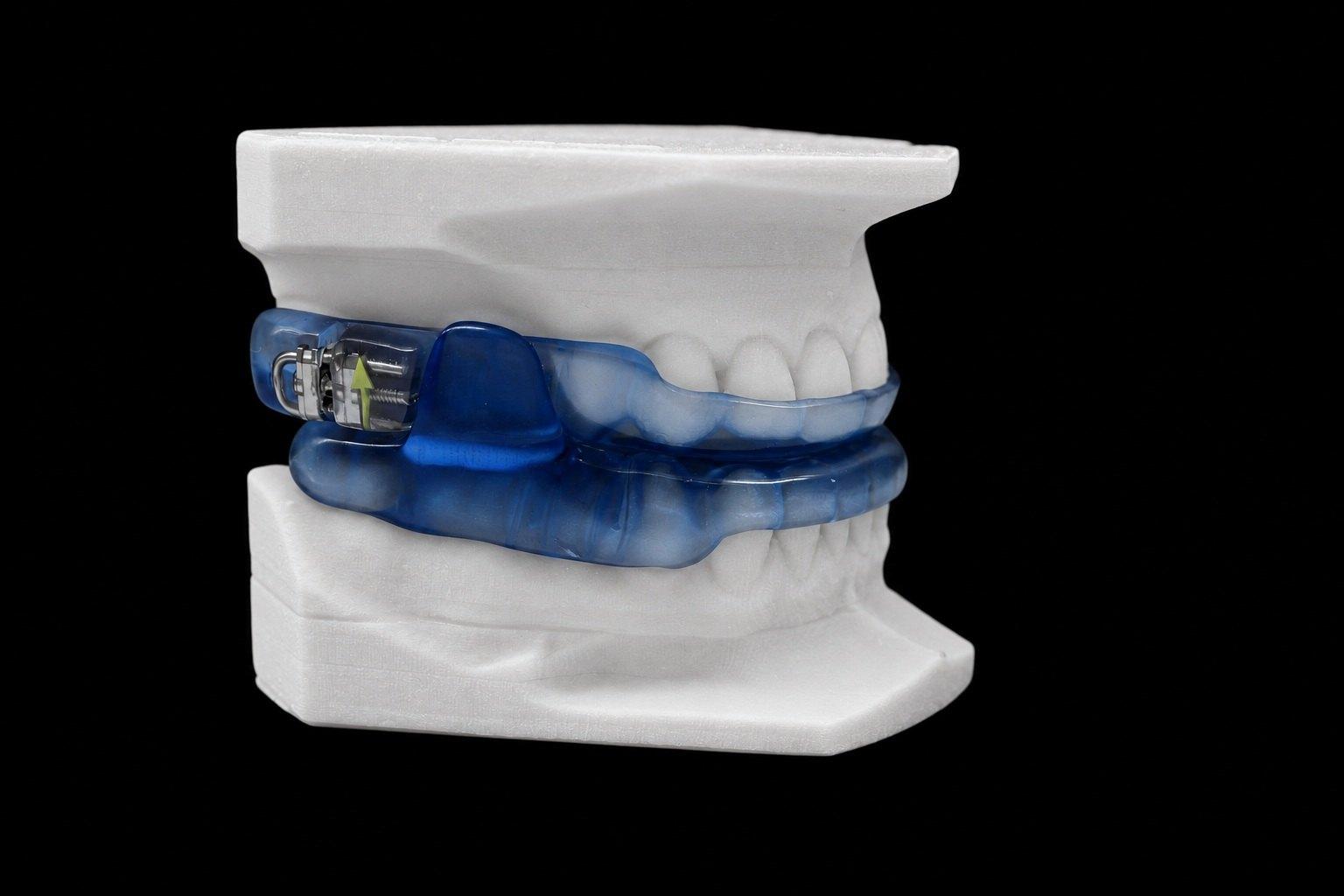 Dorsal sleep appliance on white models